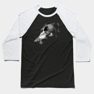 dog grayscale WPAP Baseball T-Shirt